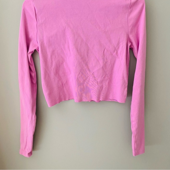 Urban Outfitters Button Up Sweater Pink Sz Medium - Picture 7 of 9